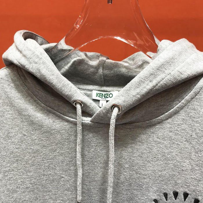Kenzo男裝 19/20FW新款 最高品質 Kenzo灰色休閒衣 高田賢三男士連帽套頭衛衣 秋冬時尚單品  tzy2325